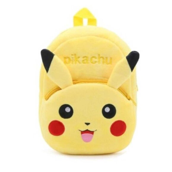 New Pokémon Pikachu Yellow Soft Plush Mini Backpack for Kids / Toddlers - Picture 1 of 5